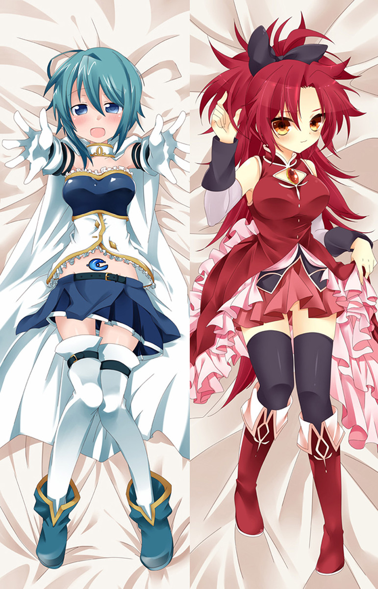 Kyoko Sakura and Sayaka Miki Dakimakura Body Pillow Kissenbezug