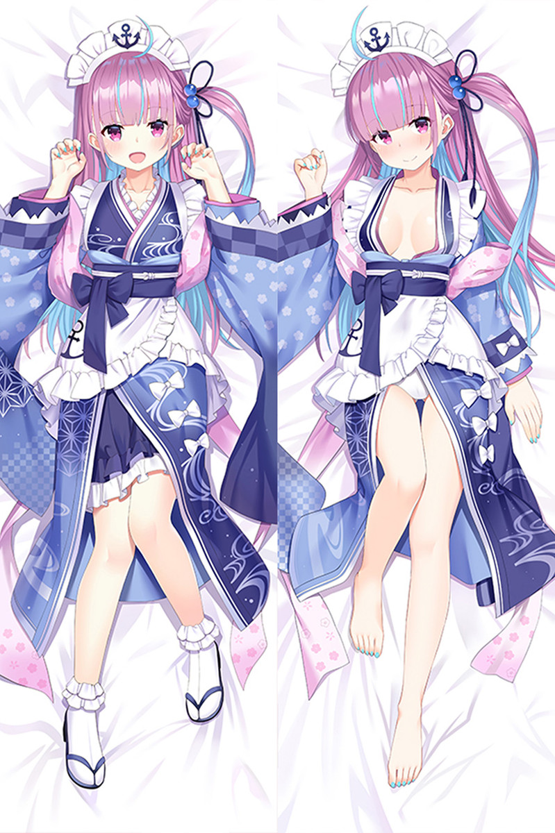 Minato Aqua (Vtuber) Dakimakura Body Pillow Cover