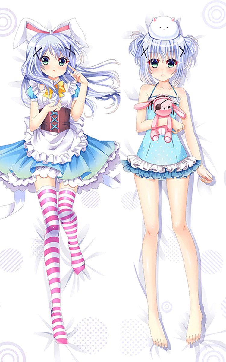 Kafuu Chino (Is the Order a Rabbit) Dakimakura Body Pillow Cover