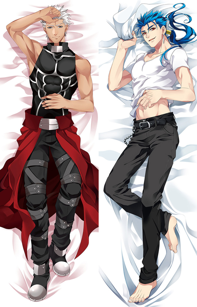 Funda de almohada corporal Dakimakura de Emiya and Cu Chulainn (Fate Grand Order)