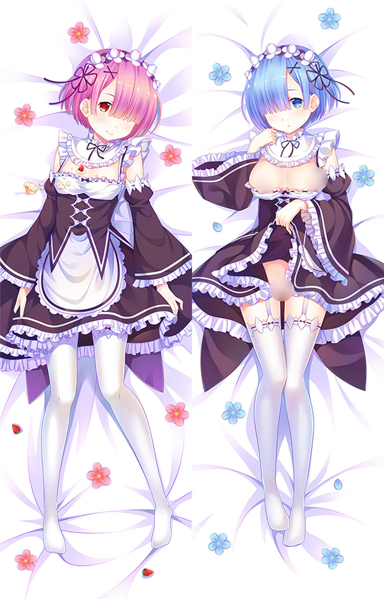 Rem Ram (Re: Zero) -Body Pillow  Dakimakura Body Pillow (18+) - No apta para el trabajo