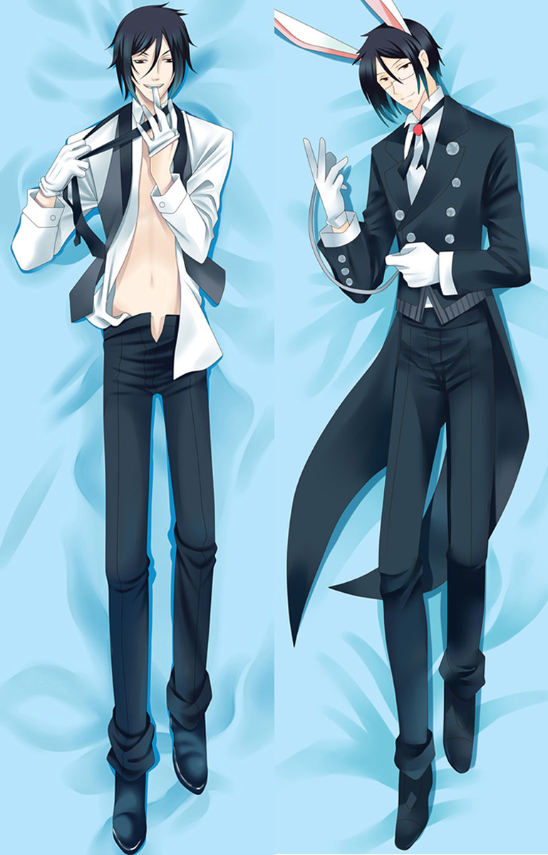 Funda de almohada Dakimakura de Sebastian Michaelis (Black Butler)