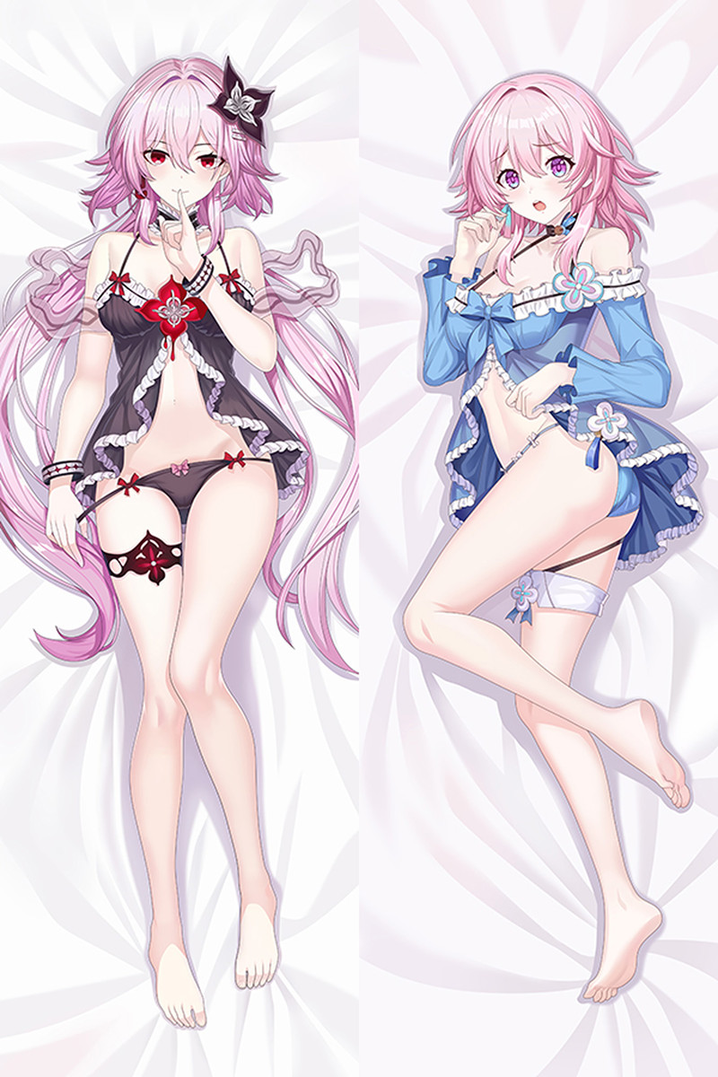 Evernight and March 7th Dakimakura Body Pillow Kissenbezug