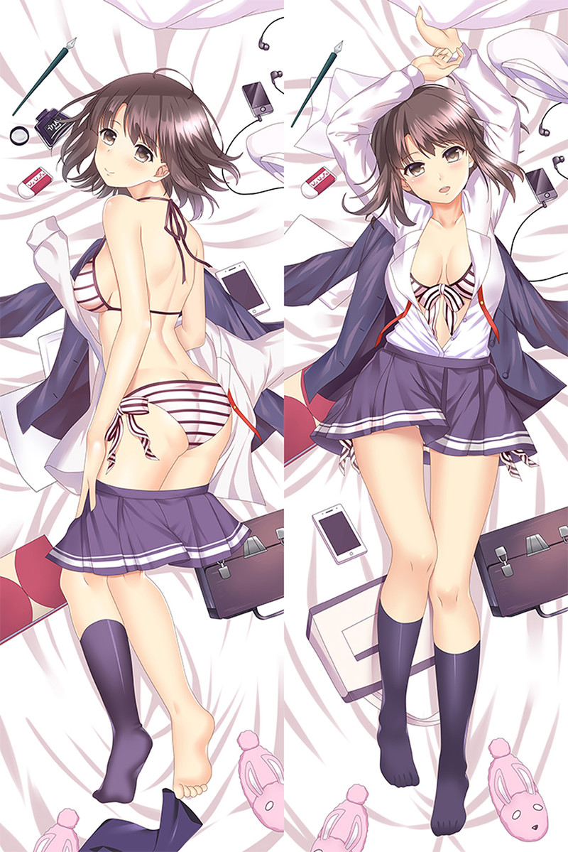 Megumi Kato Dakimakura Housse de Coussin Corporel