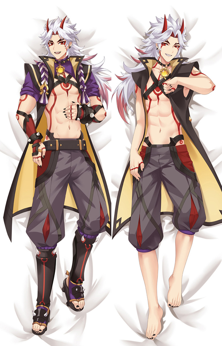 Arataki Itto Dakimakura Body Pillow hoes