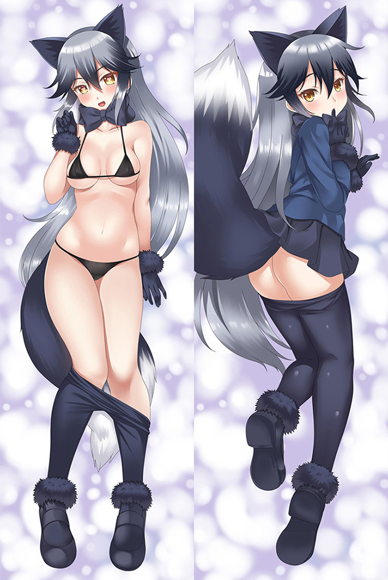 Body Pillow  Dakimakura Body Pillow Silver Fox (Kemono Friends)