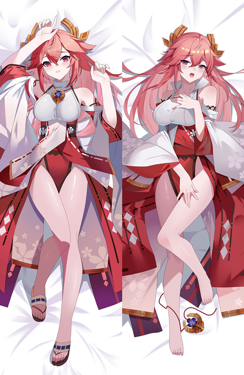 Yae Miko Dakimakura Body Pillow hoes