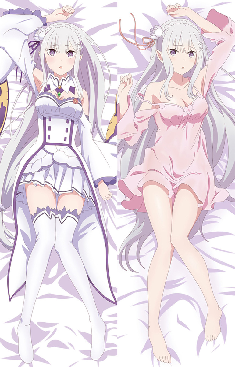 Emilia (Re: Zero) Dakimakura Body Pillow Cover