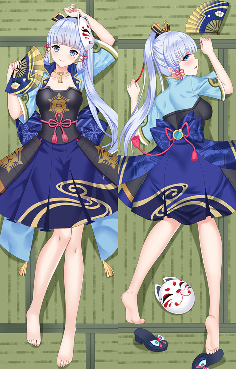 Kamisato Ayaka (Genshin Impact) Dakimakura Housse de Coussin Corporel