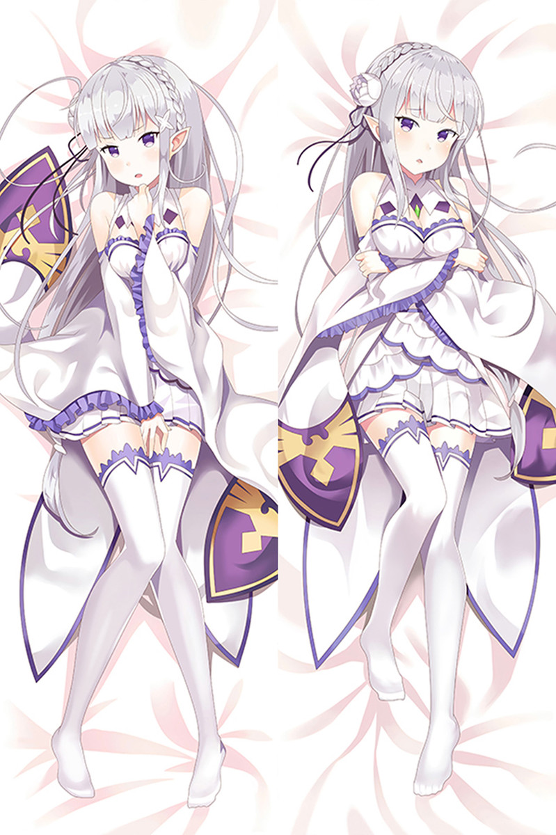 Emilia (Re: Zero) Dakimakura Body Pillow Cover