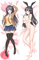 Mai Sakurajima 18+ NSFW Dakimakura Body Pillow Kissenbezug