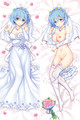 Rem 18+ NSFW Dakimakura Body Pillow Cover Uncensored