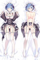 Rem 18+ NSFW Fodera per Dakimakura Cuscino Anime