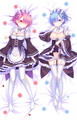 Rem Ram (Re: Zero) -Body Pillow  Dakimakura Body Pillow (18+) - No apta para el trabajo