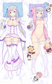 Emilia (Re: Zero) 18+ NSFW Dakimakura Body Pillow Cover