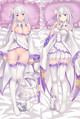 Emilia 18+ NSFW Dakimakura Body Pillow Cover