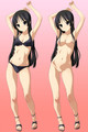Mio Akiyama 18+ NSFW Dakimakura Housse de Coussin Corporel Non Censurée