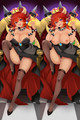 Funda de almohada corporal Dakimakura de Bowsette (Super Mario) 18+ NSFW Sin censura