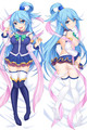 Aqua (KonoSuba) 18+ NSFW Dakimakura Body Pillow Cover