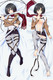 Mikasa Ackerman (Attack on Titan) Dakimakura Body Pillow Cover