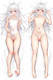 Shiro (Mignon) 18+ NSFW Dakimakura Body Pillow Cover Uncensored