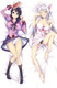 Tsubasa Hanekawa and Black Hanekawa (Bakemonogatari) Dakimakura Body Pillow Cover