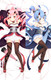 Ikazuchi and Inazuma (Azur Lane) Dakimakura Body Pillow Cover