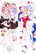 Rem and Ram (Re: Zero) Dakimakura Body Pillow Cover