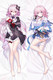Evernight and March 7th (Honkai Star Rail) Dakimakura Body Pillow Cover