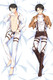 Levi Ackerman (Attack on Titan) Dakimakura Body Pillow Cover