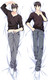 Kurose Riku (Ten Count) Dakimakura Body Pillow Cover