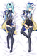 Eula (Genshin Impact) Dakimakura Body Pillow Cover