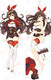 Amber (Genshin Impact) Dakimakura Body Pillow Cover