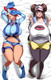 Skyla and Rosa (Pokemon) Dakimakura Body Pillow Cover