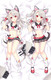 Yuudachi (Azur Lane) Dakimakura Body Pillow Cover