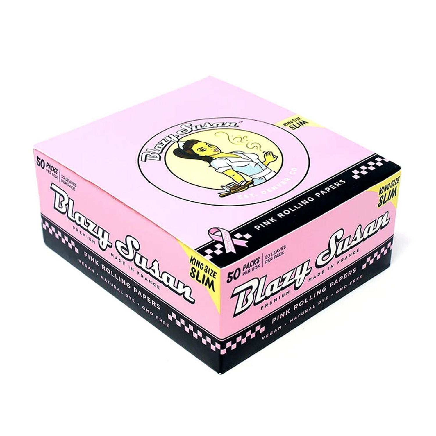 Pink Deluxe Rolling Kit, King Size, Blazy Susan