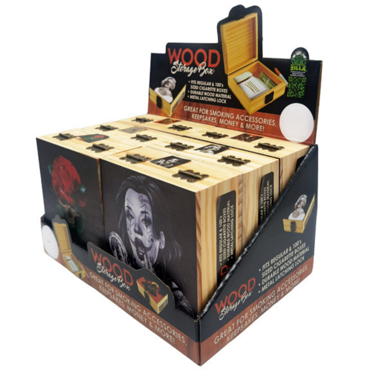 Wooden Treasure Box – Smokezilla Shop