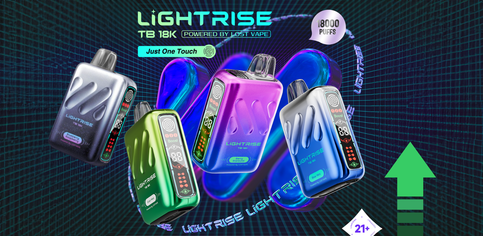 LIGHTRISE TB18K - Lost Vape Wholesale