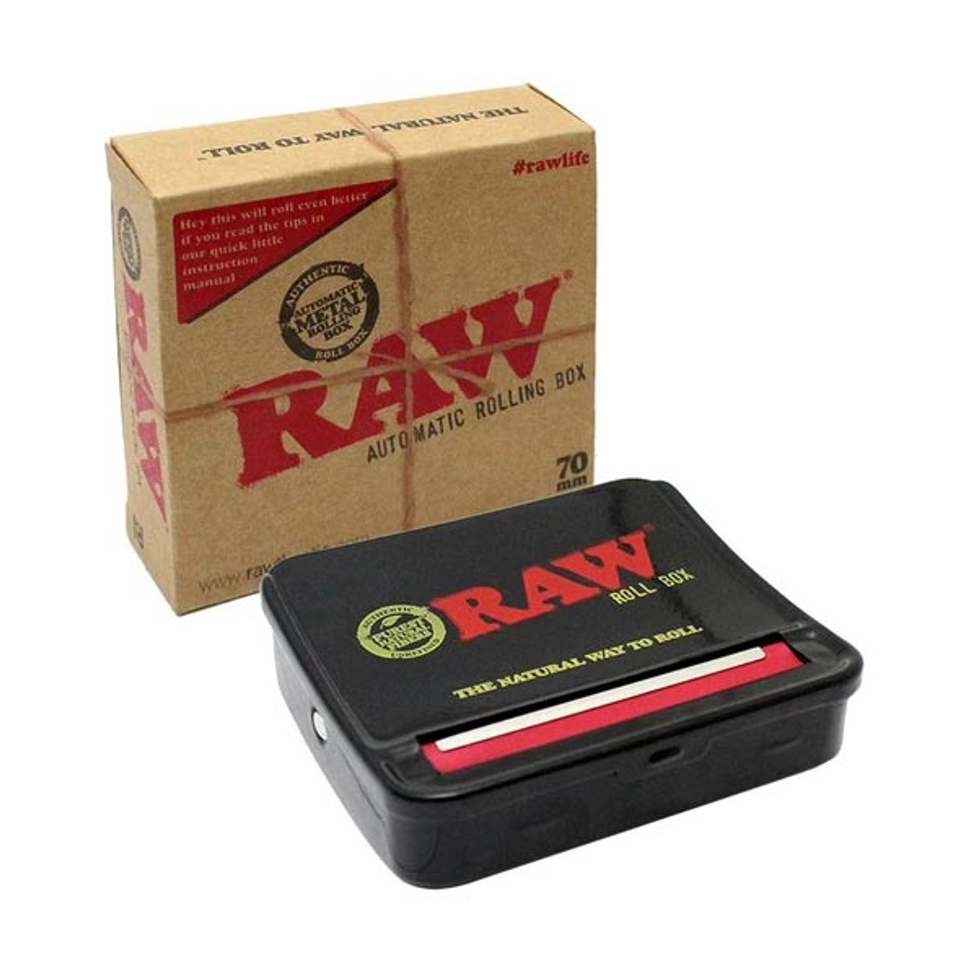 RAW AUTOMATIC ROLL BOX 70MM (RAW101)