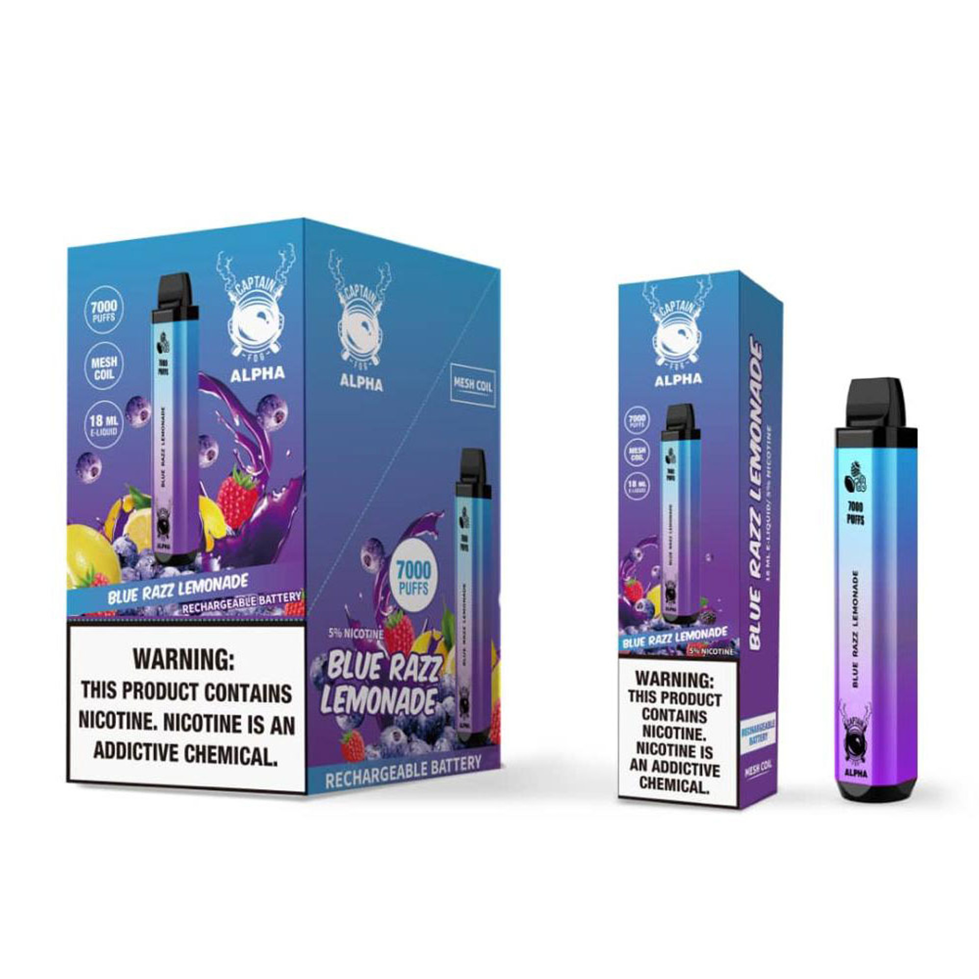 Funky Republic Ti7000 By Elfbar 7000 Puffs Disposables Display Of 5