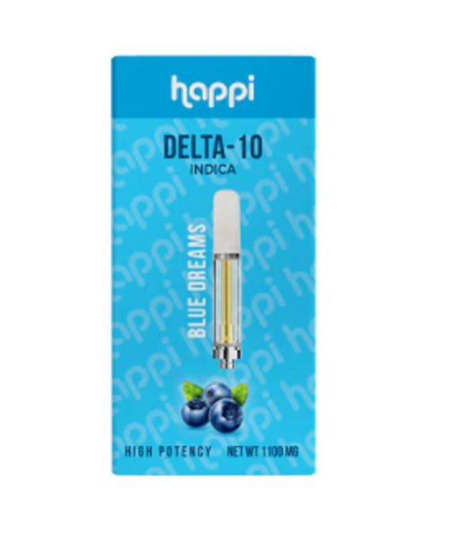 HAPPI DELTA 10 CARTRIDGE DISPLAY OF 10 (2 GRAM)