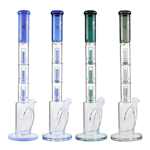 HIGH POINT GLASS TRIPLE MATRIX PERC WATERPIPE 23" (WP-307) HIGH POINT GLASS TRIPLE MATRIX PERC WATERPIPE 23" (WP-307)