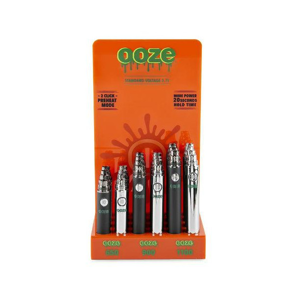 OOZE - STANDARD 510 CARTO BATTERY - DISPLAY OF 24 (OOZE-26)