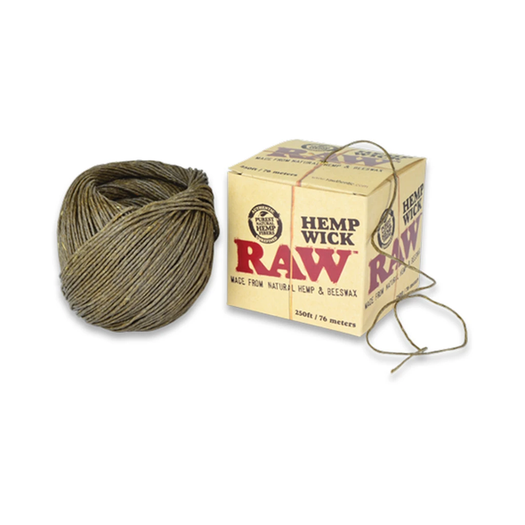 RAW HEMPWICK ROLLS 250FT(RAW-80)