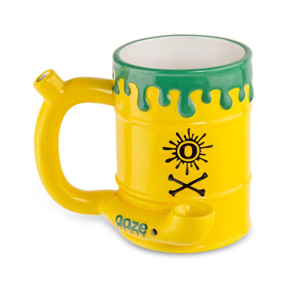 OOZE CERAMIC MUG/PIPE TOXIC BARREL DESIGN