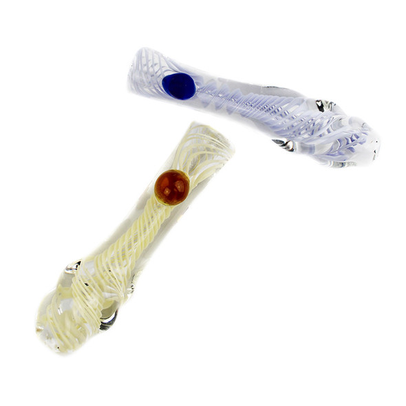 TWISTED MOUTH SPIRAL STRIPE CHILLUM 3" (CH6)