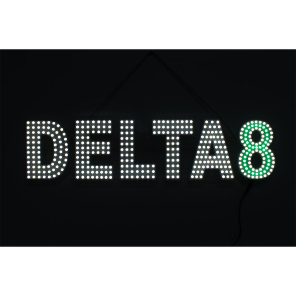 LED SIGN - DELTA 8 (7X30")