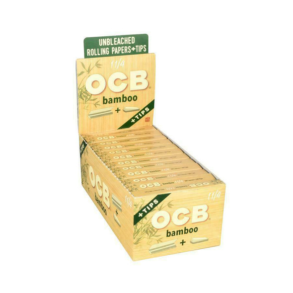 OCB BAMBOO 1.25 PAPER WITH TIPS - 24CT (OCB-5)