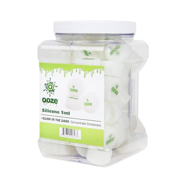 OOZE - SILICONE CONTAINERS GLOW IN THE DARK 75CT DISPLAY (OOZE-33)