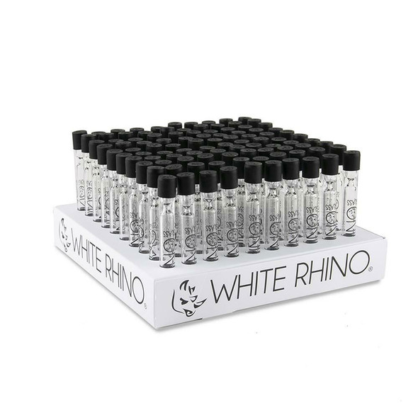 WHITE RHINO GLASS CHILLUM 100 PACK (WRG1001)